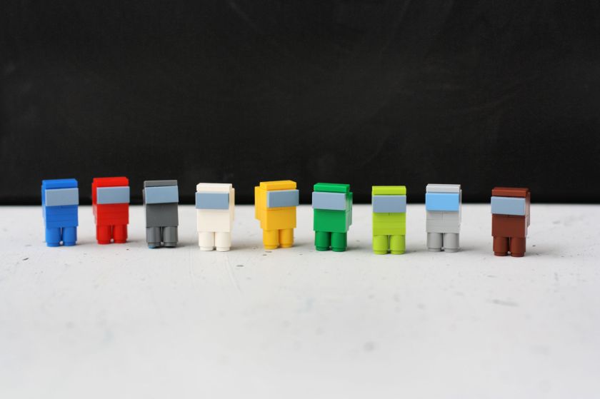 Custom Lego Among Us Characters – Creative Brick Building